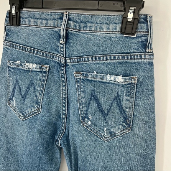 Mother Denim The Insider Ankle in Bloom and Doom Jeans Medium Wash Size 25 - Picture 10 of 16